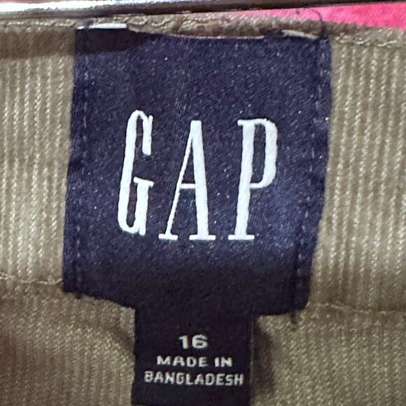 Gap Womens Sage Green Corduroy Cut Off Frayed Hem Shorts Size 16 Summer Beach - Picture 3 of 4